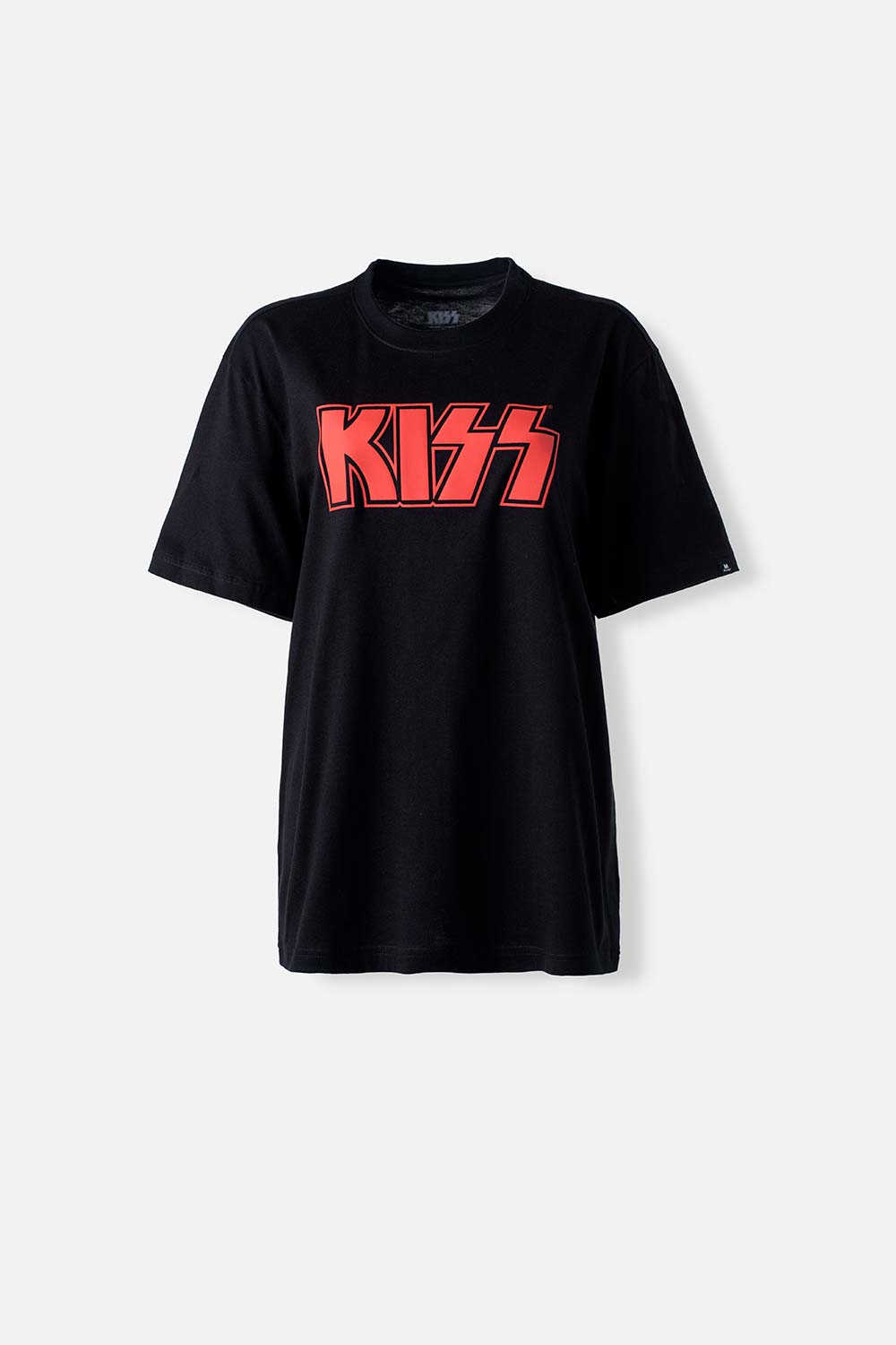 Camiseta de Kiss negra de silueta clásica  género neutro XS-0