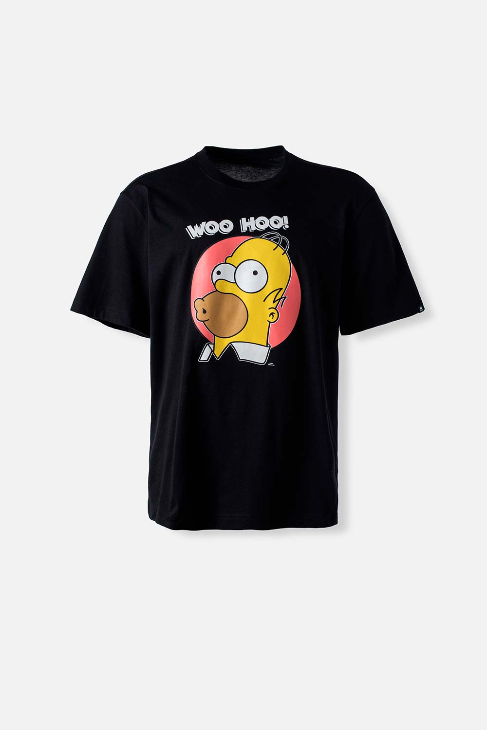 Camiseta de Simpsons manga corta negra para hombre S-0