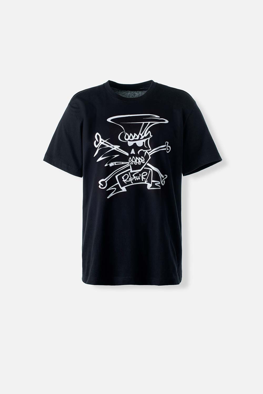 Camiseta de Slash negra manga corta unisex XS-0